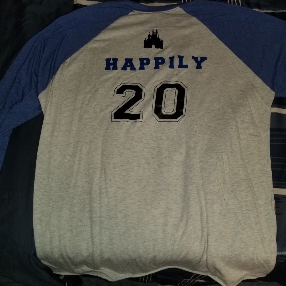 Happily matching Disney men’s long sleeved shirt